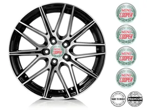 Mini Cooper Pegatina de Silicona Logo Calcomanías de Rueda de Lujo